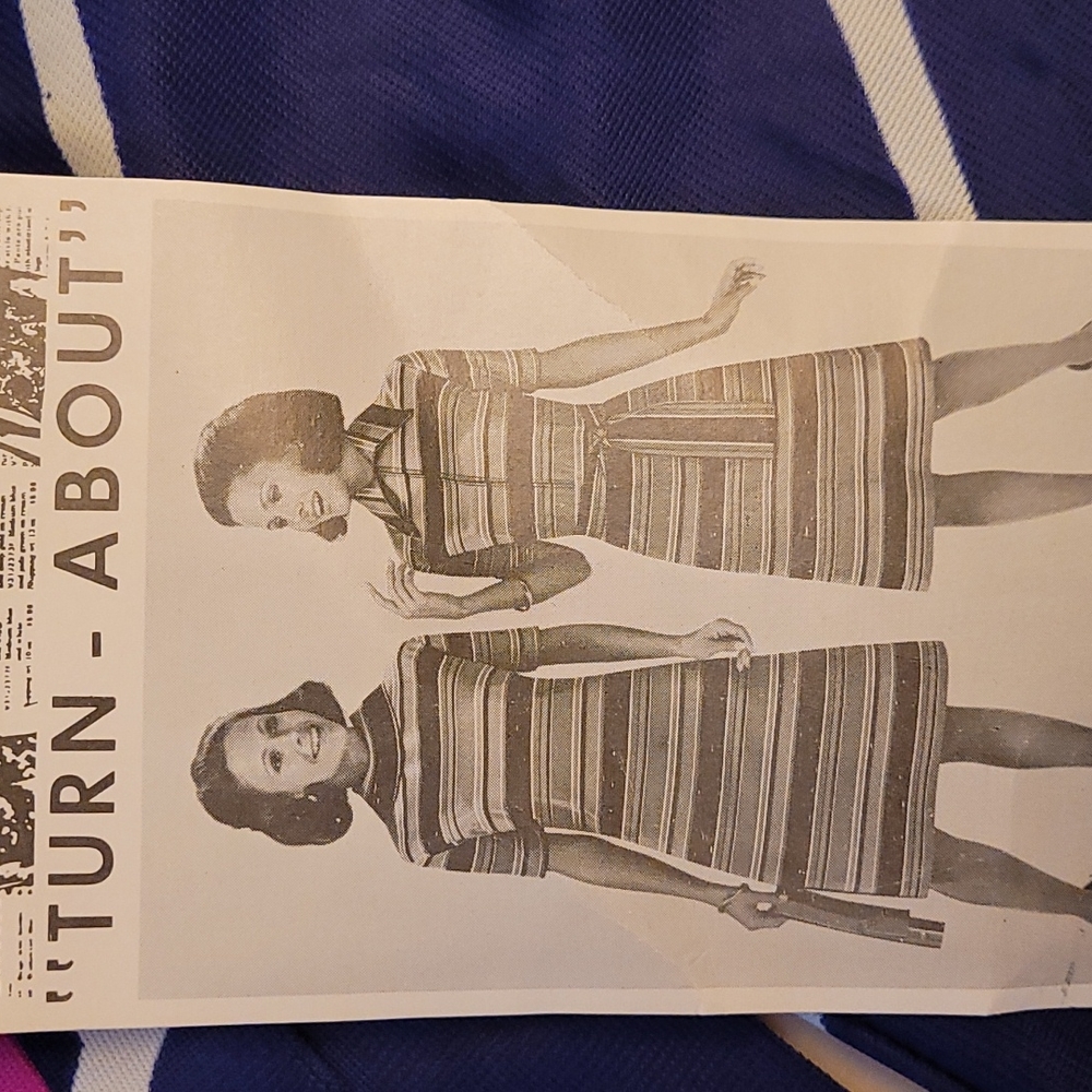 RARE NWT Vintage Deadstock 1960s "Turn-about" Mod Dress Promotions INC - Picture 13 of 17